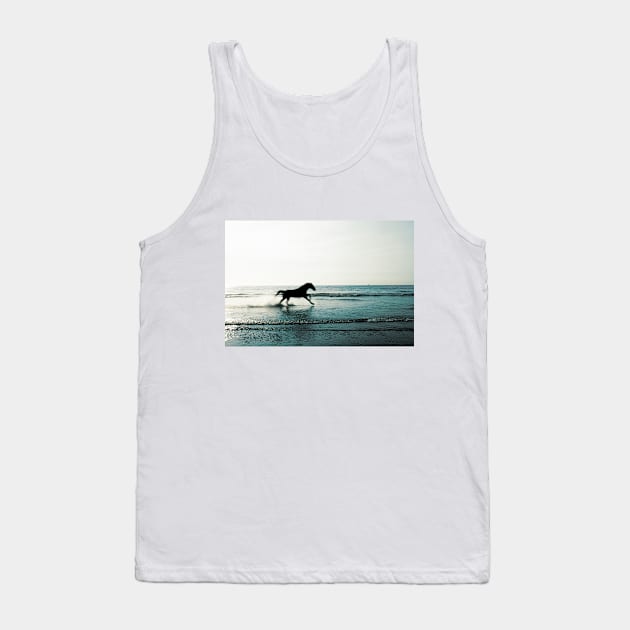 Running horse Tank Top by fineart